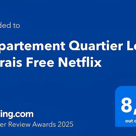 Appartement Quartier Le Marais Free Netflix Parijs Buitenkant foto